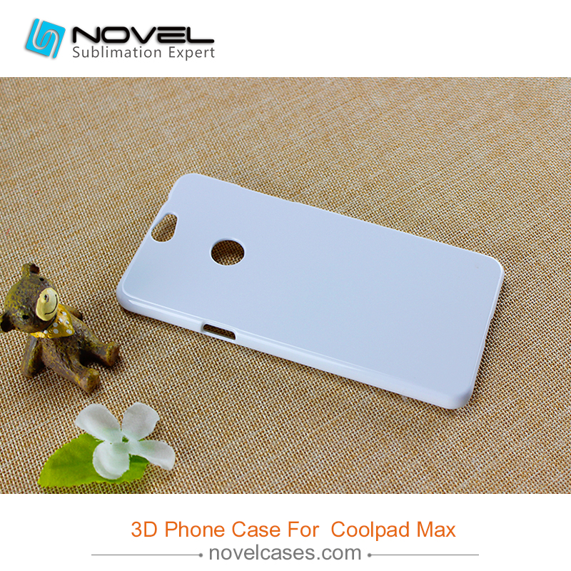 For Coolpad Max/A8 Sublimation Blank Plastic 3D Phone Case