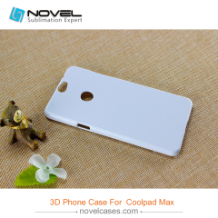 For Coolpad Max/A8 Sublimation Blank Plastic 3D Phone Case