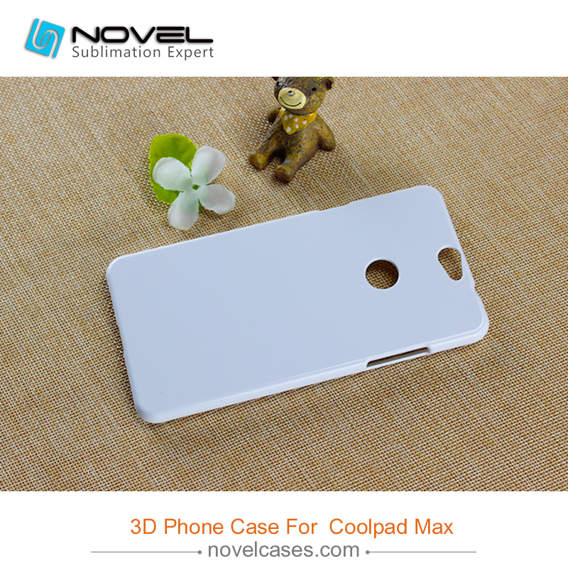 For Coolpad Max/A8 Sublimation Blank Plastic 3D Phone Case