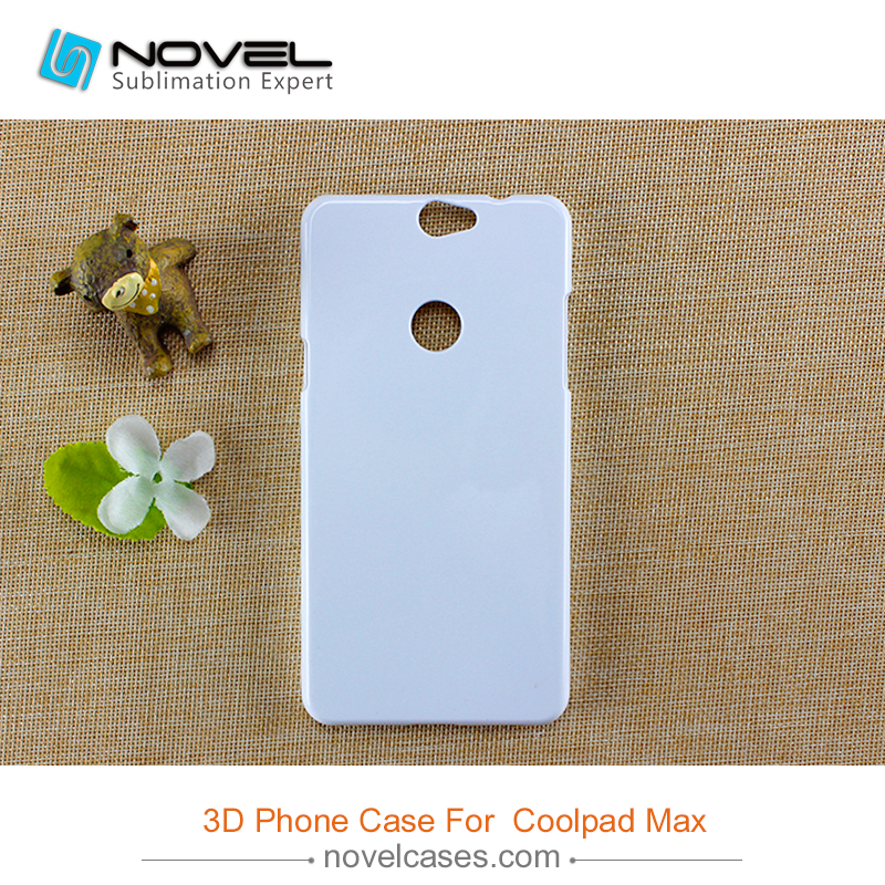 For Coolpad Max/A8 Sublimation Blank Plastic 3D Phone Case