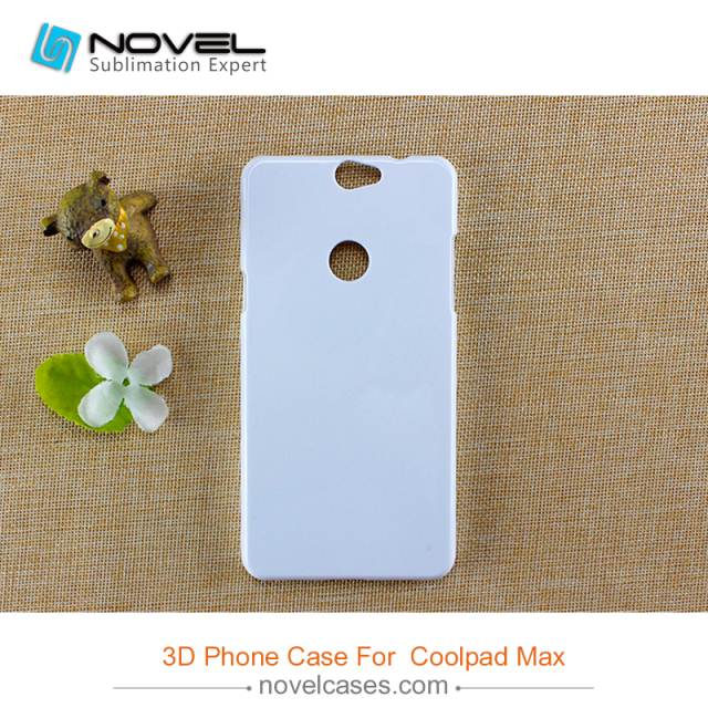 For Coolpad Max/A8 Sublimation Blank Plastic 3D Phone Case