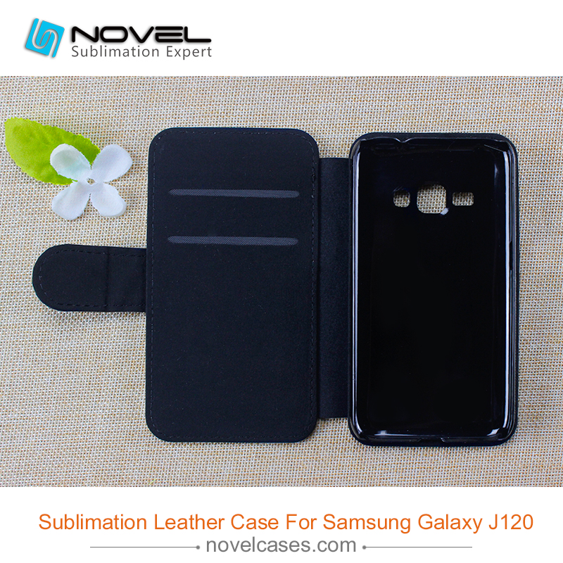 High quality  Pu Leather phone case for Sam galaxy J120F