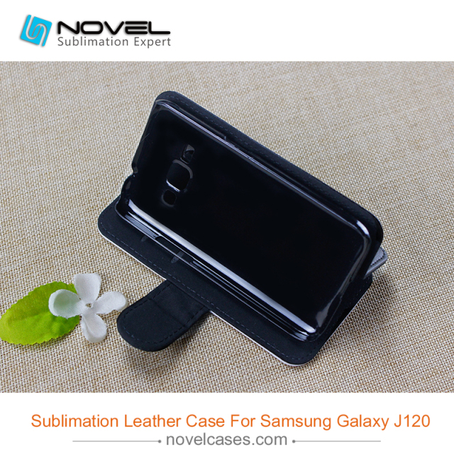 High quality  Pu Leather phone case for Sam galaxy J120F