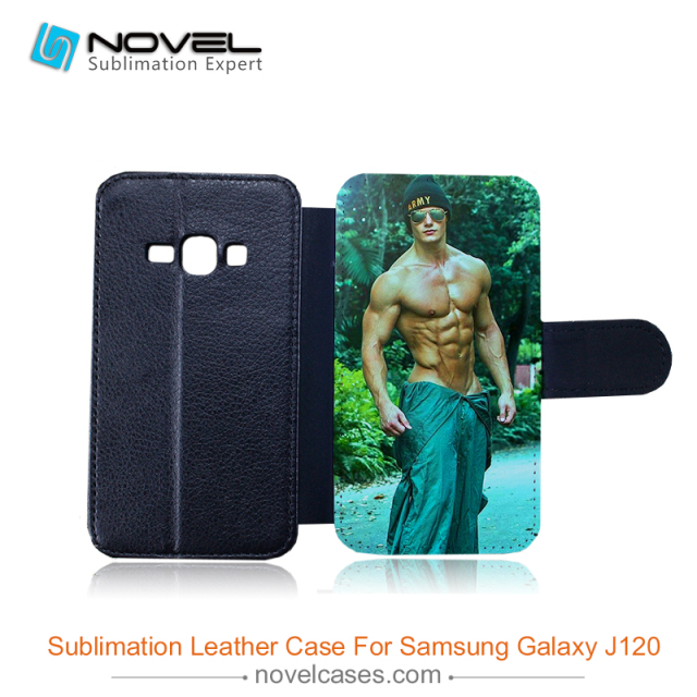 High quality  Pu Leather phone case for Sam galaxy J120F