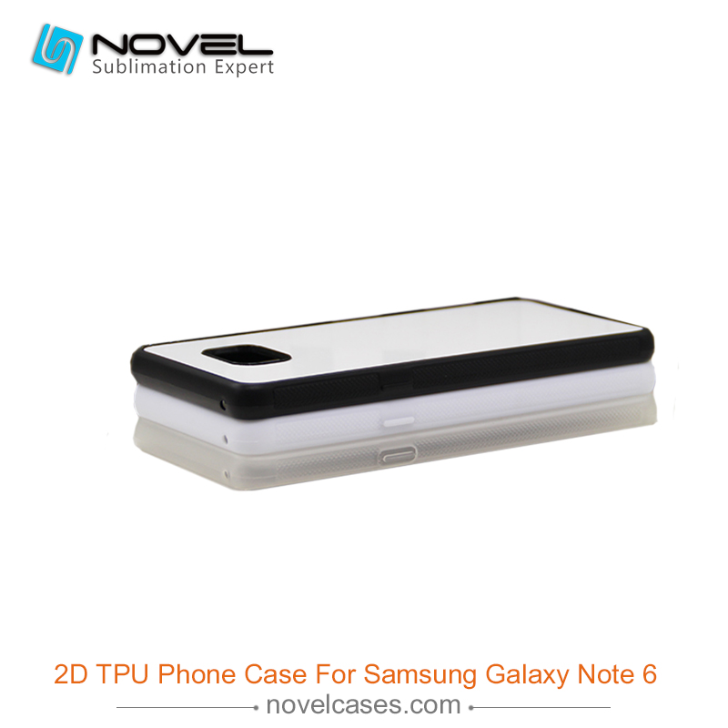 Latest 2D Sublimation Rubber Phone Case for SAM Galaxy Note 6