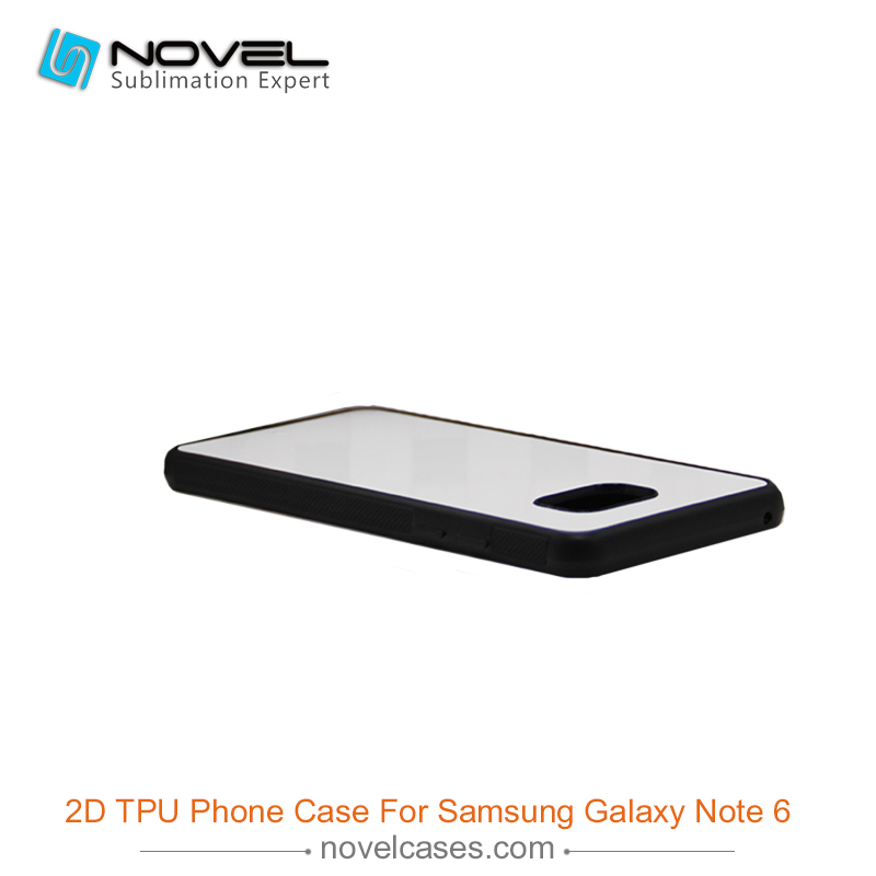 Latest 2D Sublimation Rubber Phone Case for SAM Galaxy Note 6