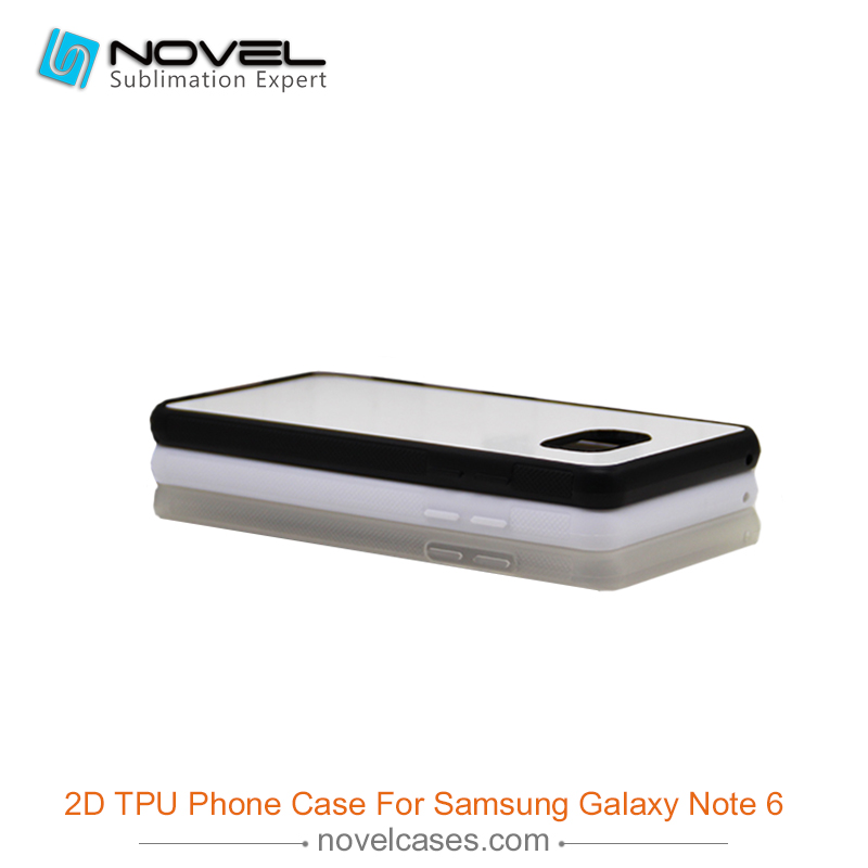 Latest 2D Sublimation Rubber Phone Case for SAM Galaxy Note 6