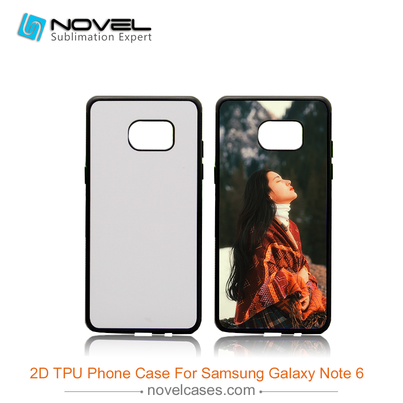 Latest 2D Sublimation Rubber Phone Case for SAM Galaxy Note 6