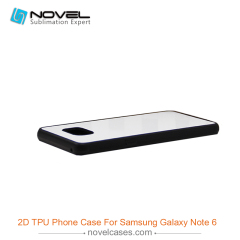 Latest 2D Sublimation Rubber Phone Case for SAM Galaxy Note 6
