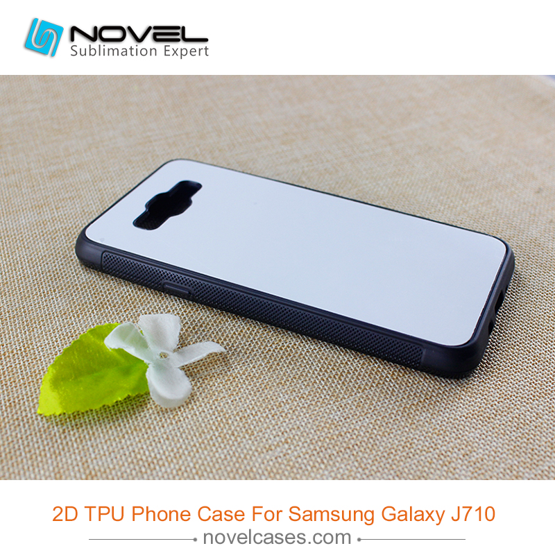 Hot selling Sublimation blank Rubber Phone Case for Sam galaxy J710, J7 2016 Model