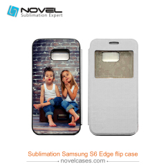 Blank Sublimation Smart flip Cover for Sam Galaxy s6 edge