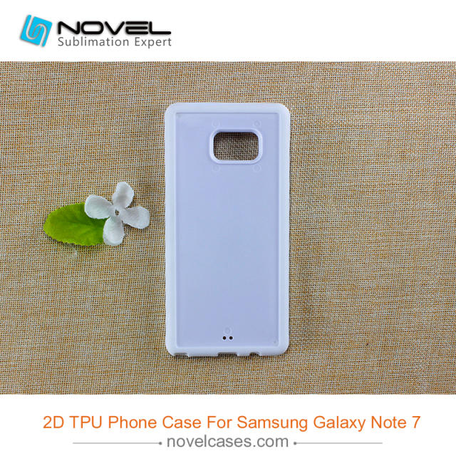 Blank Sublimation Rubber Phone Case for Sam Galaxy Note 7