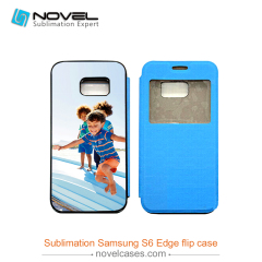 Blank Sublimation Smart flip Cover for Sam Galaxy s6 edge