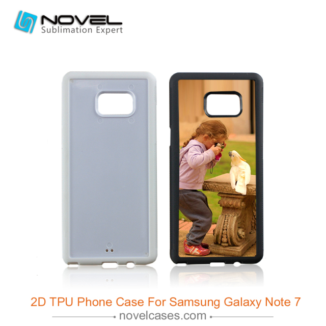 Blank Sublimation Rubber Phone Case for Sam Galaxy Note 7