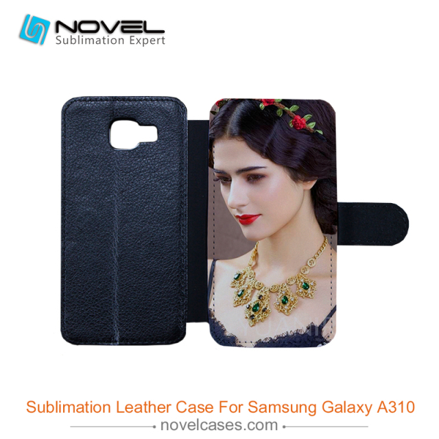 Sublimation Pu Leather phone cover for Sam Galaxy A310