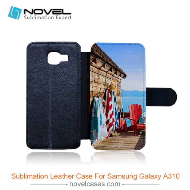 Sublimation Pu Leather phone cover for Sam Galaxy A310