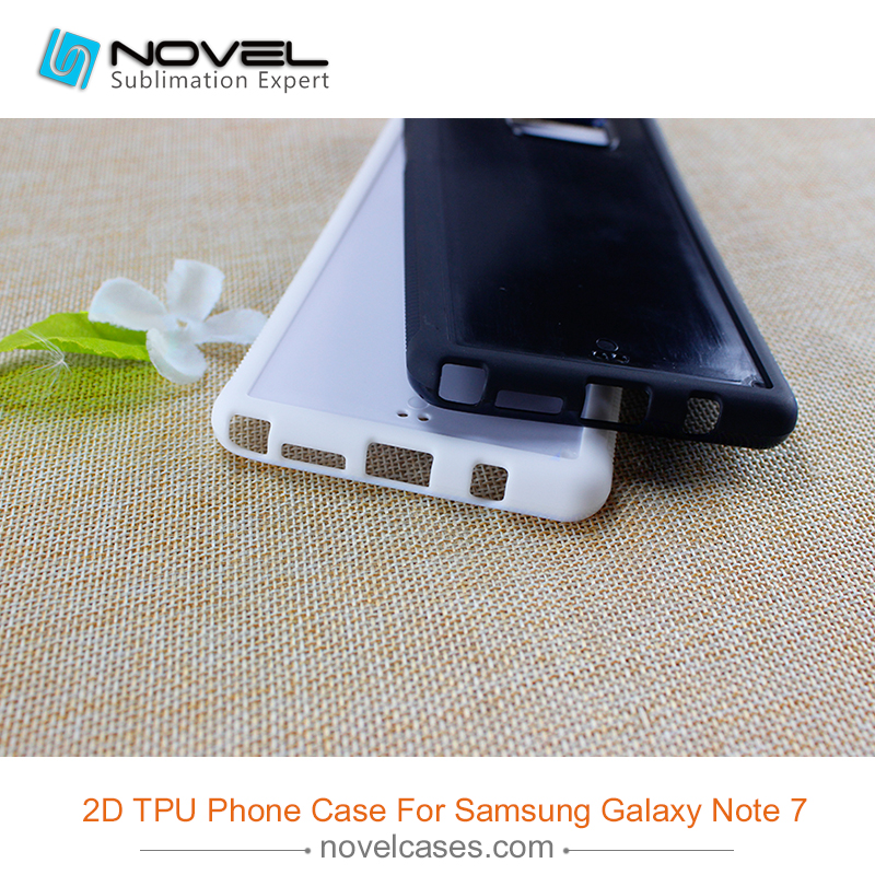 Blank Sublimation Rubber Phone Case for Sam Galaxy Note 7