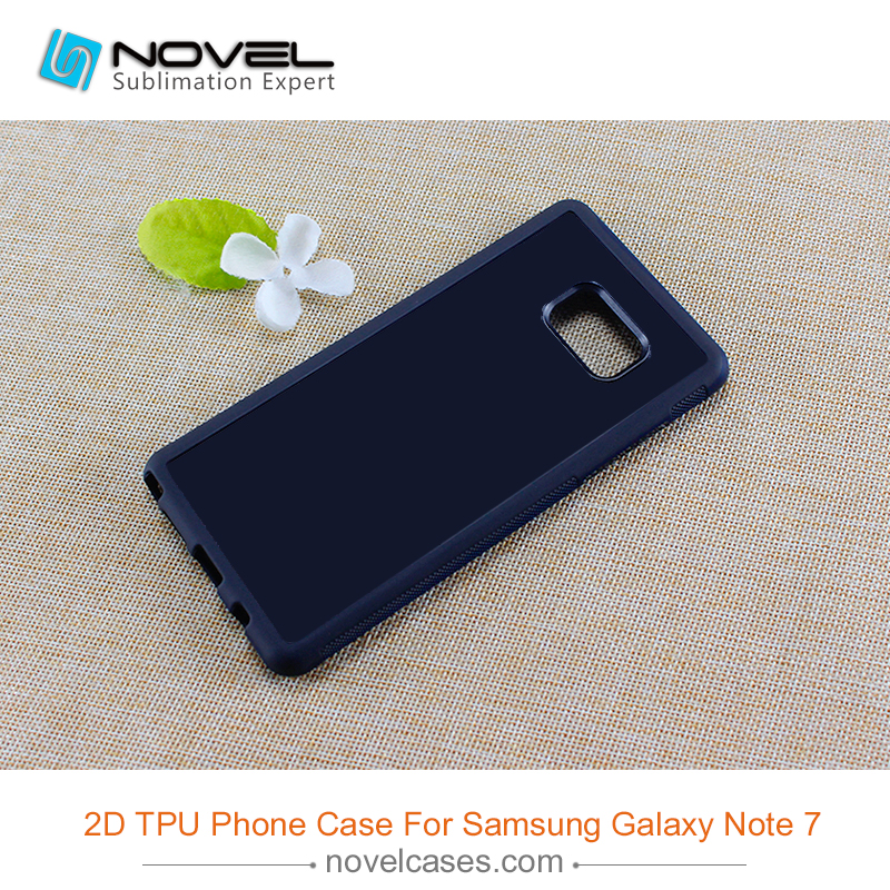 Blank Sublimation Rubber Phone Case for Sam Galaxy Note 7