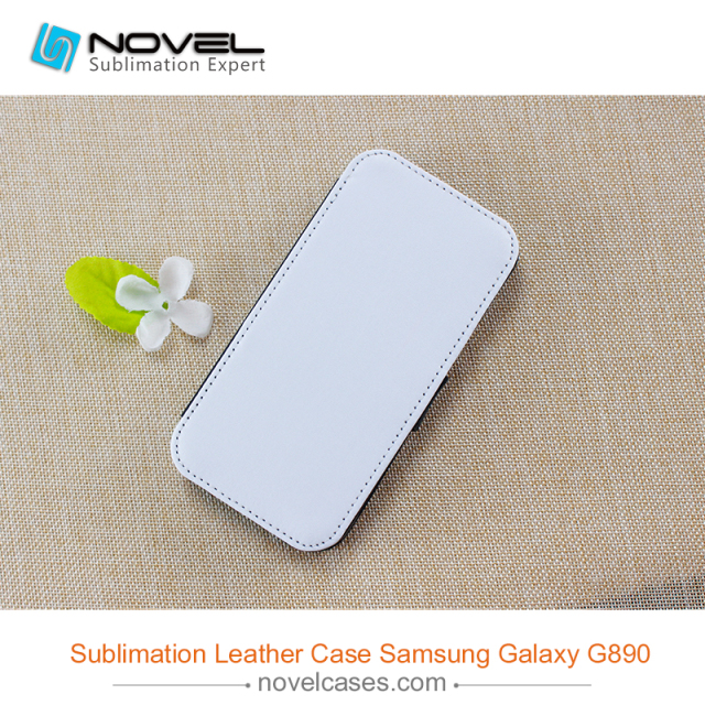 Customized Sublimation Pu Leather Flip Cover for Sam Galaxy G890