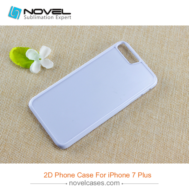 For iPhone 7/8 Plus DIY 2D Plastic Sublimation Phone Case Cover
