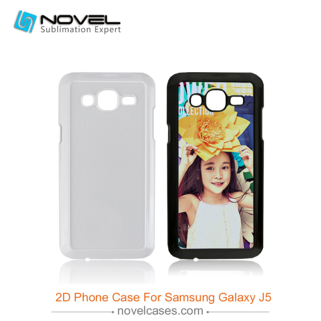 2D sublimation plastic mobile phone cover for Sam galaxy J5