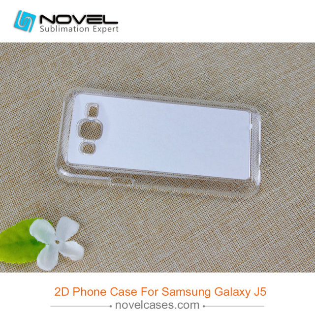 2D sublimation plastic mobile phone cover for Sam galaxy J5