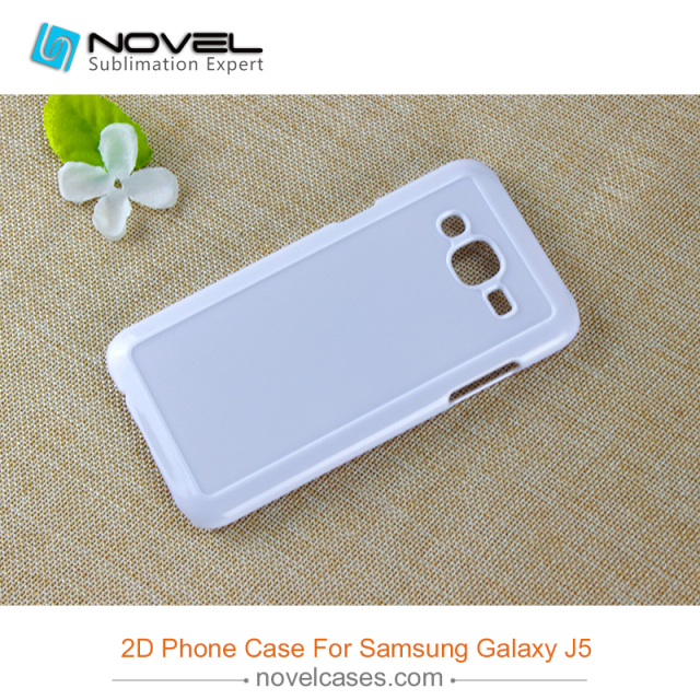 2D sublimation plastic mobile phone cover for Sam galaxy J5