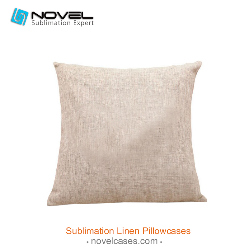 Hot Sale High Quality Sublimation Linen Pillow Case Cover