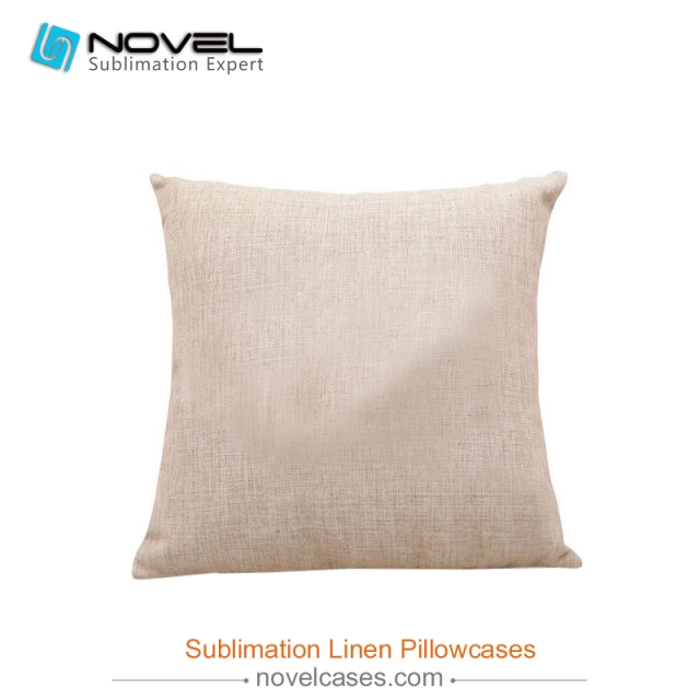 Hot sale high quality  Sublimation linen pillow case