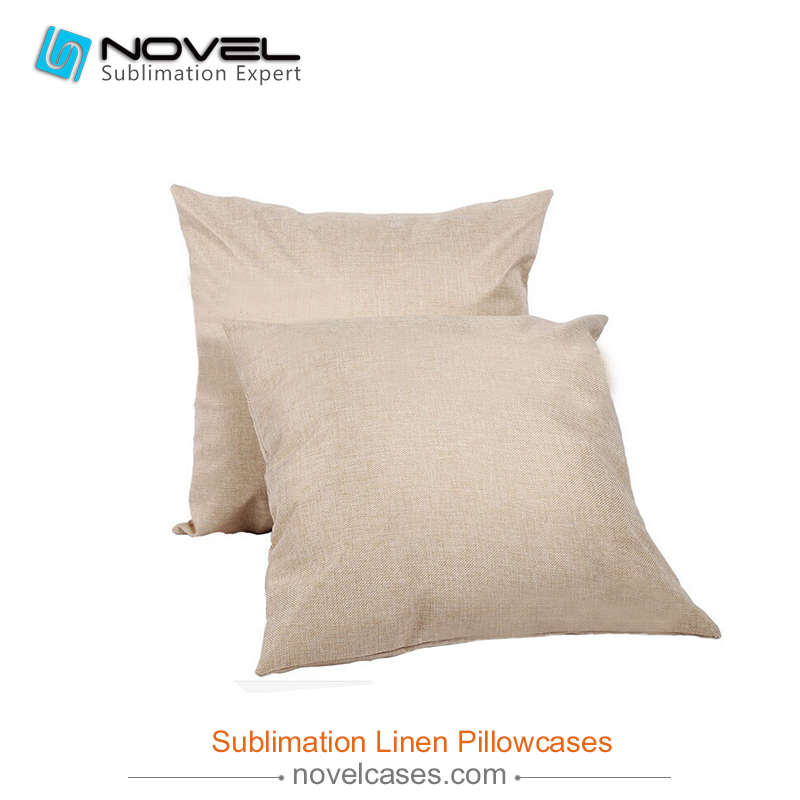 Hot Sale High Quality Sublimation Linen Pillow Case Cover