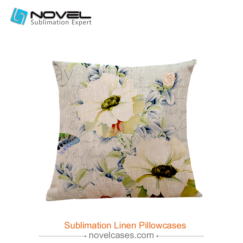 Hot Sale High Quality Sublimation Linen Pillow Case Cover