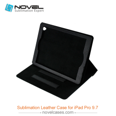 Hot Sale sublimation pu leather wallet for ipad pro 9.7'