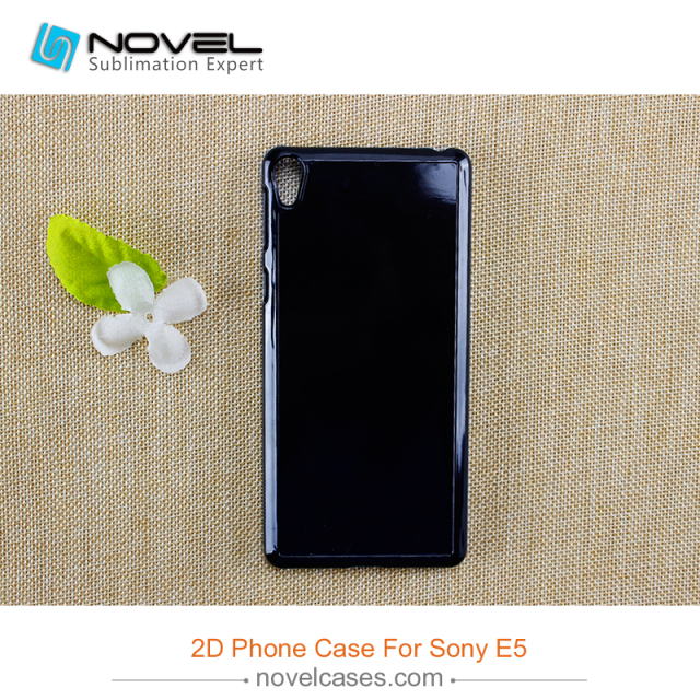 Custom design Sublimation plastic phone cover for Sony xperia E5