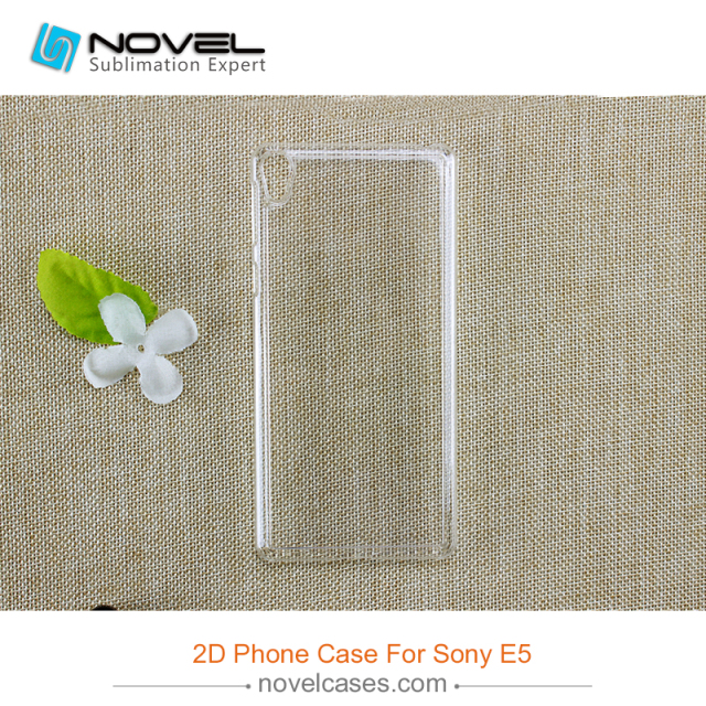 Custom design Sublimation plastic phone cover for Sony xperia E5
