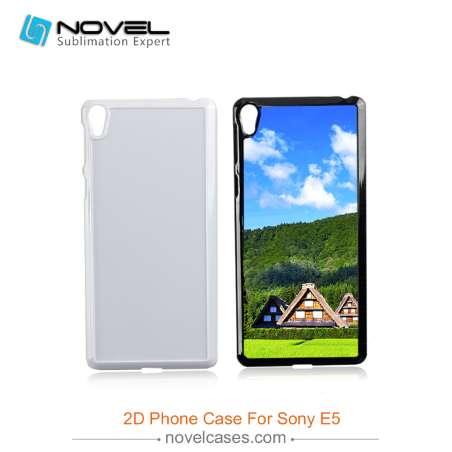 Custom design Sublimation plastic phone cover for Sony xperia E5