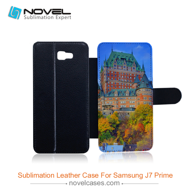 DIY sublimation pu leather wallet for Sam-sung galaxy J7 Prime