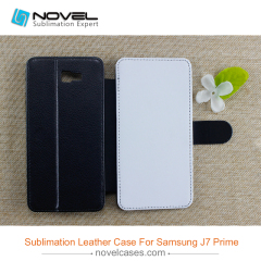DIY sublimation pu leather wallet for Sam-sung galaxy J7 Prime