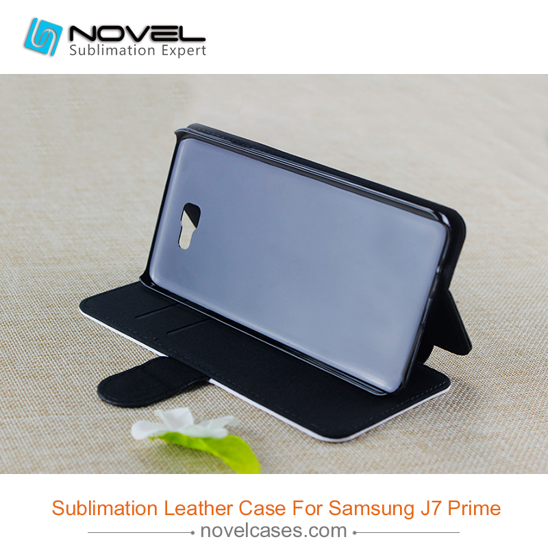 DIY sublimation pu leather wallet for Sam-sung galaxy J7 Prime