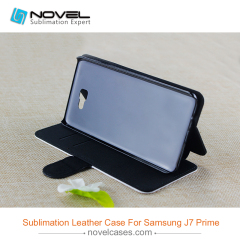 DIY sublimation pu leather wallet for Sam-sung galaxy J7 Prime