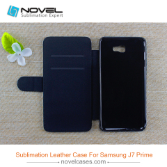 DIY sublimation pu leather wallet for Sam-sung galaxy J7 Prime