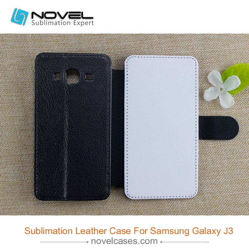 High quality sublimation phone case wallet for Sam-sung galaxy J3