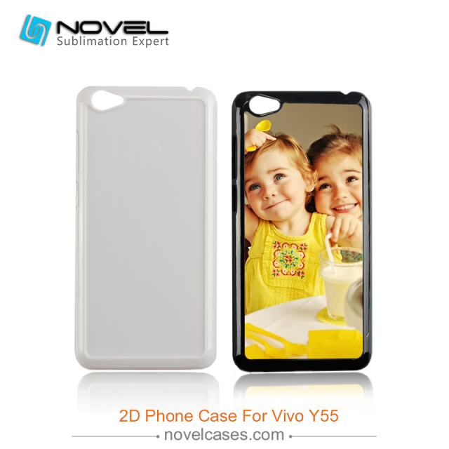 Factory Price 2D Sublimatio Plastic phone case for Vivo Y55
