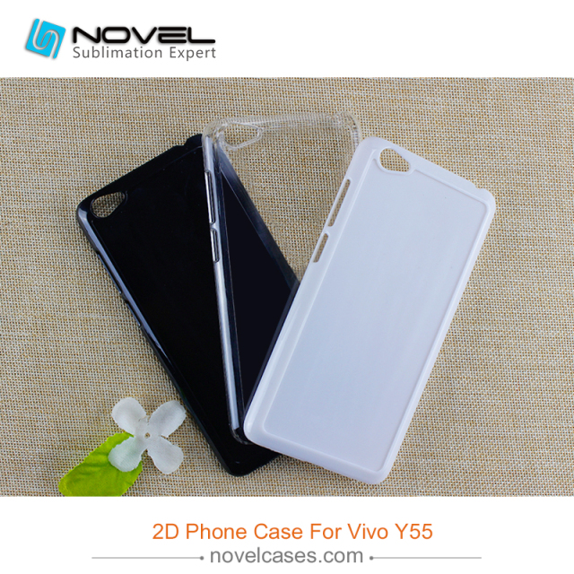 Factory Price 2D Sublimatio Plastic phone case for Vivo Y55