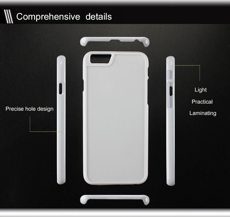 For iPhone 6 Blank 2D Sublimation Hard Plastic Case