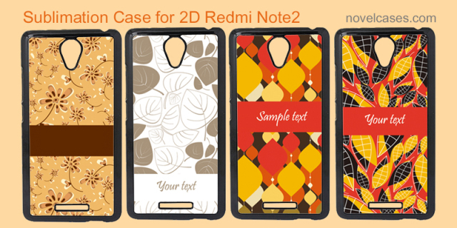 Customized Plastic 2D Sublimation Phone Case For  Redmi Note 2