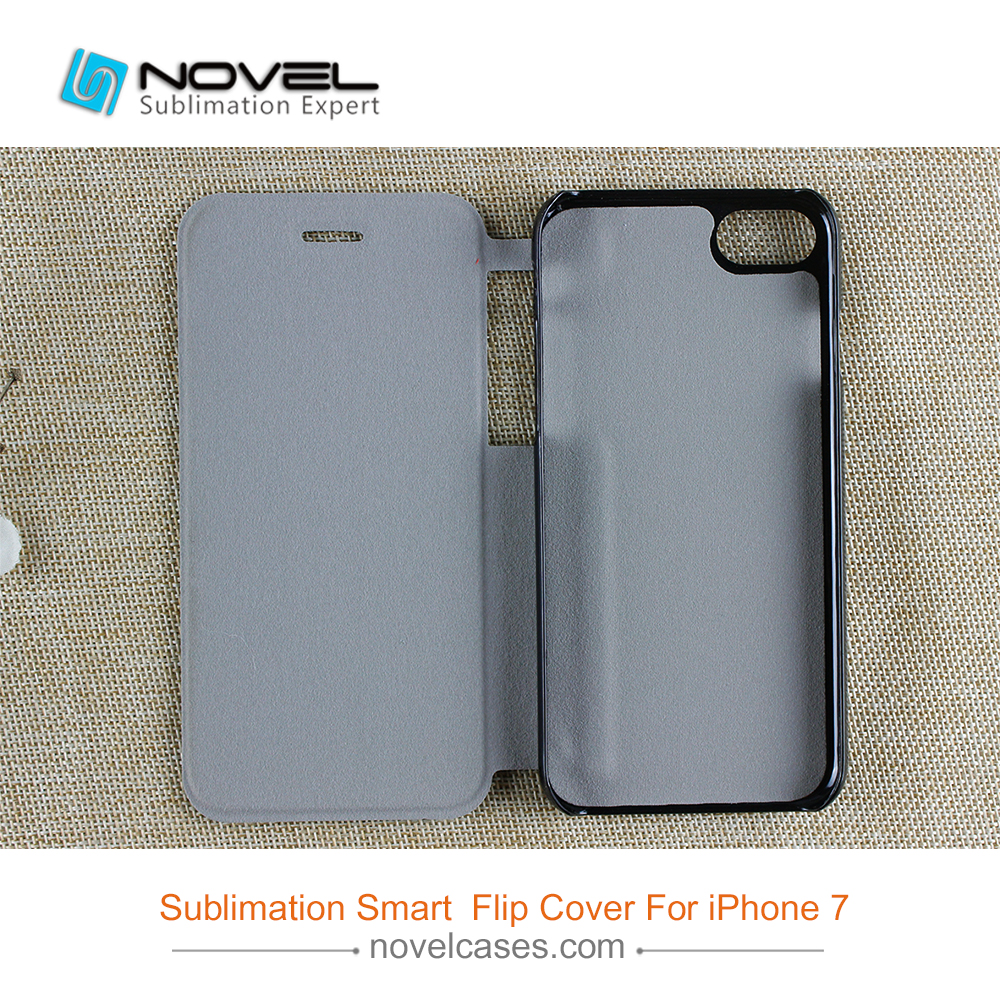 Sublimation Smart flip phone case for iPhone 8(Compatible iPhone 7)