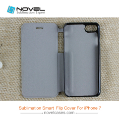 Sublimation Smart flip phone case for iPhone 8(Compatible iPhone 7)