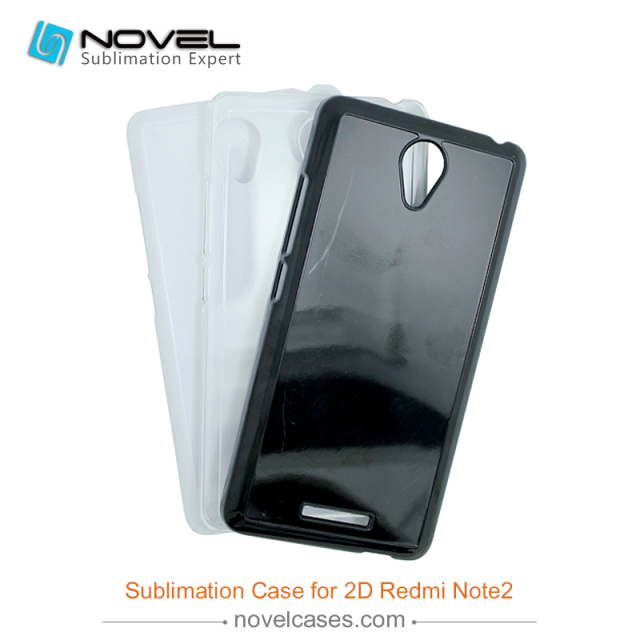 Customized Plastic 2D Sublimation Phone Case For  Redmi Note 2