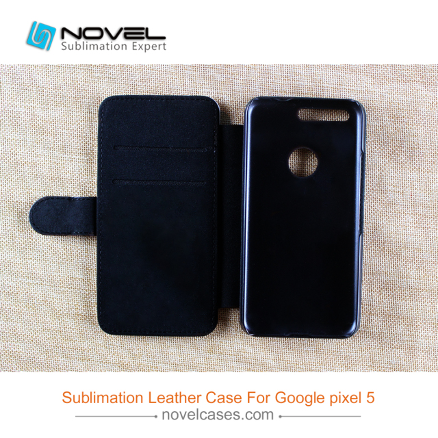Customized Sublimation PU Leather Wallet for Google Pixel 5''