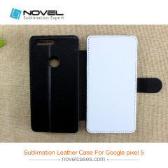 Customized Sublimation PU Leather Wallet for Google Pixel 5''